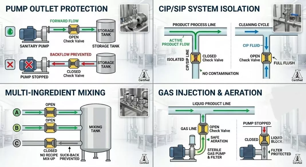 Hygienic Non Return Valve