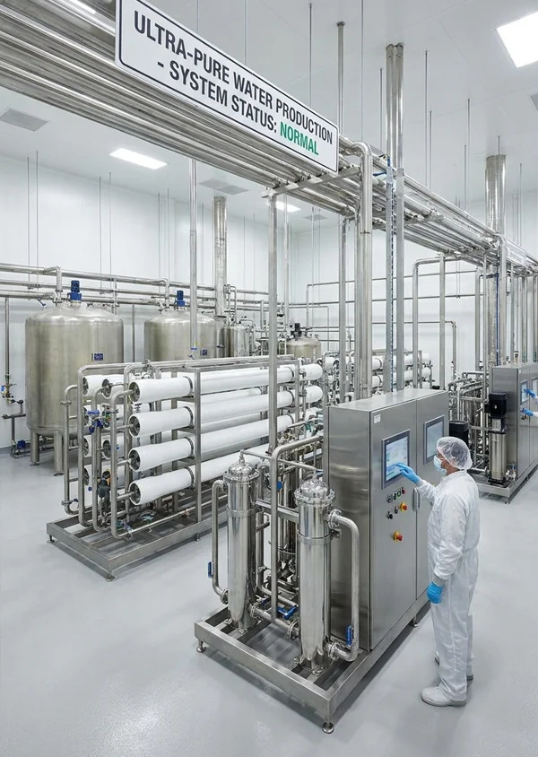 Produzione di semiconduttori e prodotti chimici ad elevata purezza